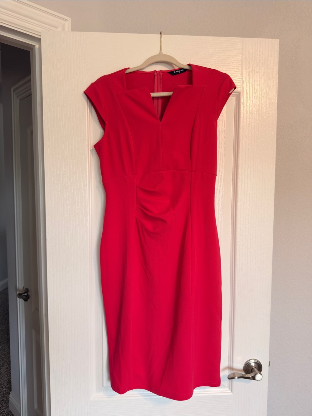 Classic Fuscia Sheath Dress - Unknown Brand